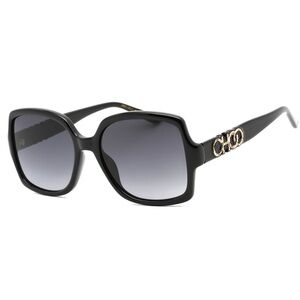 Authentic Jimmy Choo Chic Sammy G 55mm Black Sunglasses NWT!
